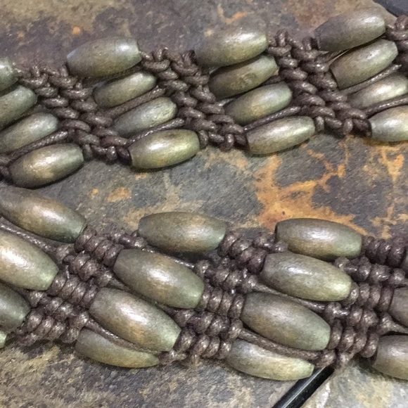 Macramé Beaded belt - Picture 5 of 7